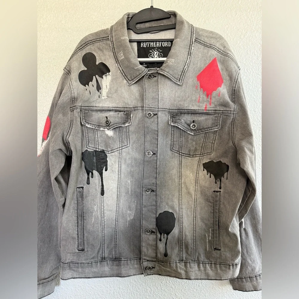 Men’s Rutherford “DEAM” Denim Jacket size XL